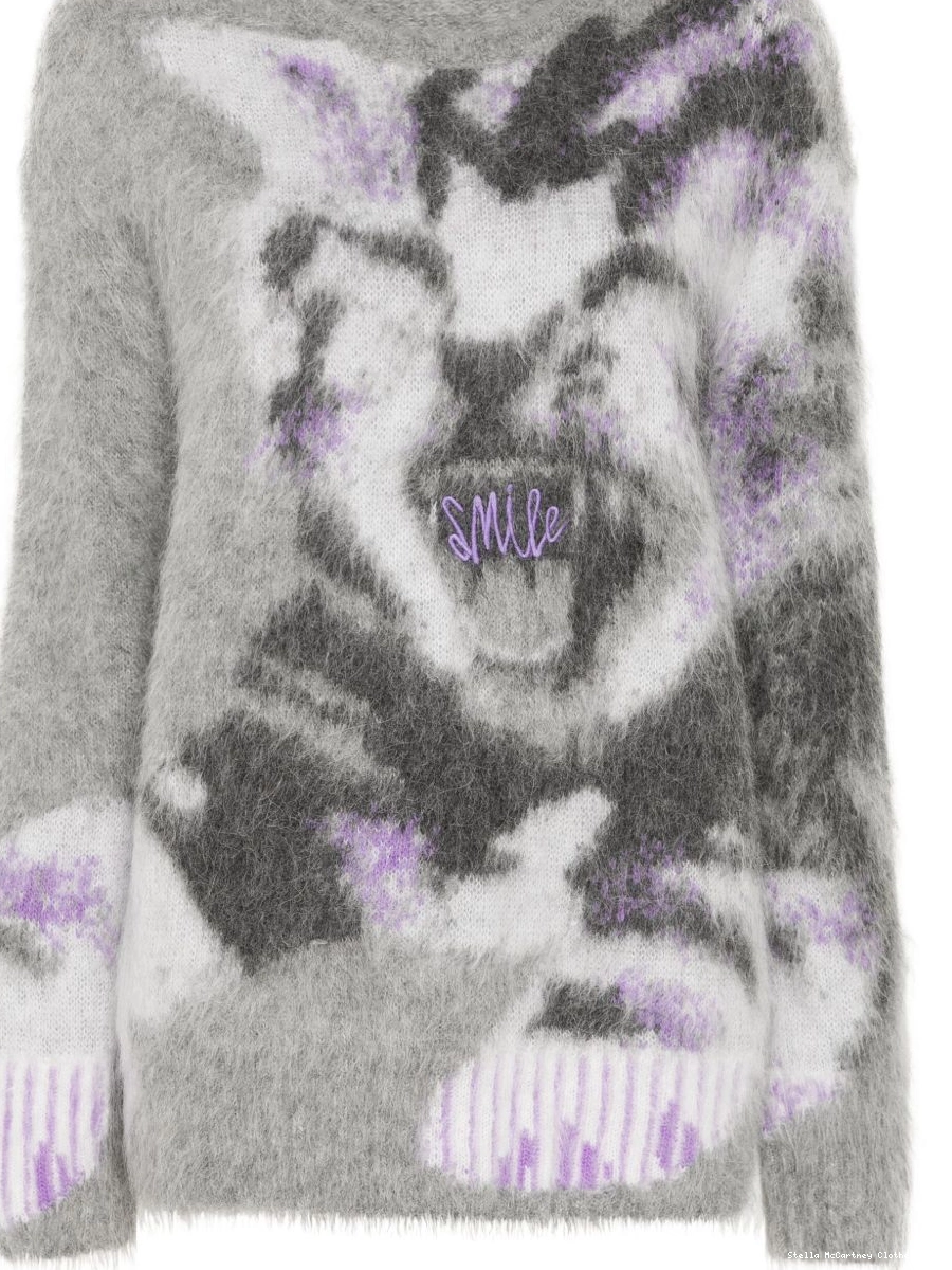 Cheap Stella Women sweater McCartney Cat intarsia 0415